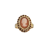 Vintage Cameo 14k Gold Ring + Montreal Estate Jewelers