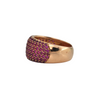 Estate 2.18ct Pink Sapphire 18K Rose Gold Domed Ring + Montreal Estate Jewelers