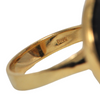 Mid-Century Diamond and Onyx 18k Gold Ring