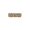Tiffany & Co. Schlumberger Sixteen Diamond Ring 18k yellow gold & Platinum + Montreal Estate Jewelers