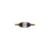 Antique Diamond and Synthetic Sapphire 18k Gold Ring C.1920's + Montreal Estate Jewelers