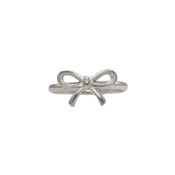 Tiffany & Co. Sterling Silver Bow Ring + Montreal Estate Jewelers