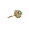 Retro Jade and Diamond 18k Gold Ring