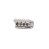 Birks Rock & Pearl Collection Sterling Stackable Ring Set + Montreal Estate Jewelers