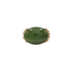 Retro Nephrite Jade 14K Gold Ring