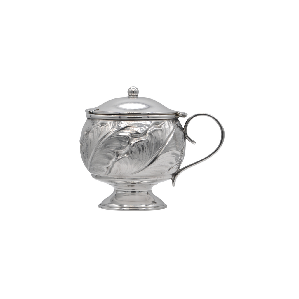 Vintage Carl Poul Petersen Hand Made Sterling Silver Mustard Pot + Montreal Estate Jewelers