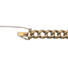 Vintage 14k Rose Gold Engraved Curb Link Bracelet