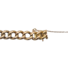 Vintage 14k Rose Gold Engraved Curb Link Bracelet