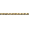 Vintage 18k Yellow Gold Hollow Curb Chain
