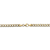 Vintage 18k Yellow Gold Hollow Curb Chain