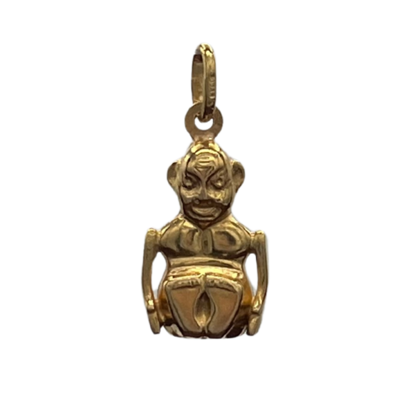 Vintage 18k Yellow Gold Lucky Billiken Charm