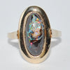 Vintage Black Opal Matrix Ring - Daisy Exclusive - Westmount, Montreal