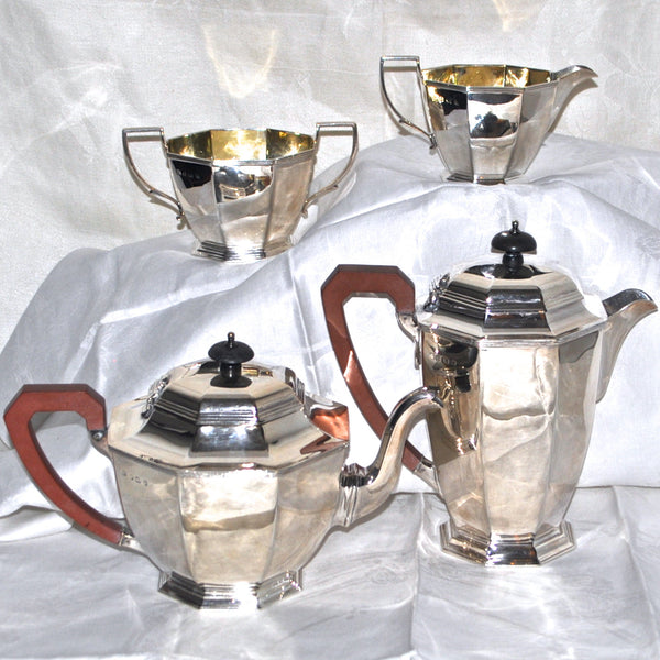 Vintage Charles Packer Co Ltd Sterling Silver Tea Set - Westmount, Montreal - Daisy Exclusive