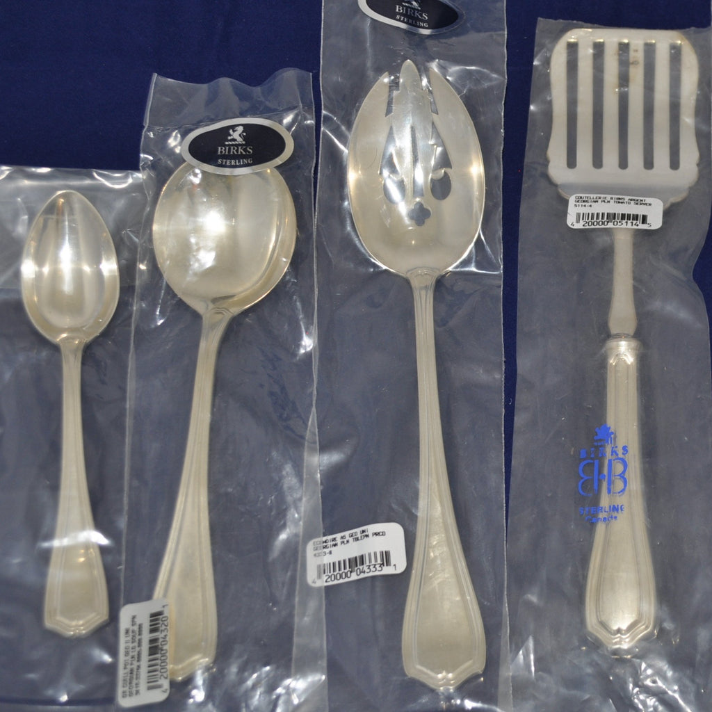 Henry Birks and Sons Georgian Plain silverware - Westmount, Montreal - Daisy Exclusive