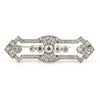 Art Deco Diamond Brooch in Platinum - Westmount, Montreal, Quebec