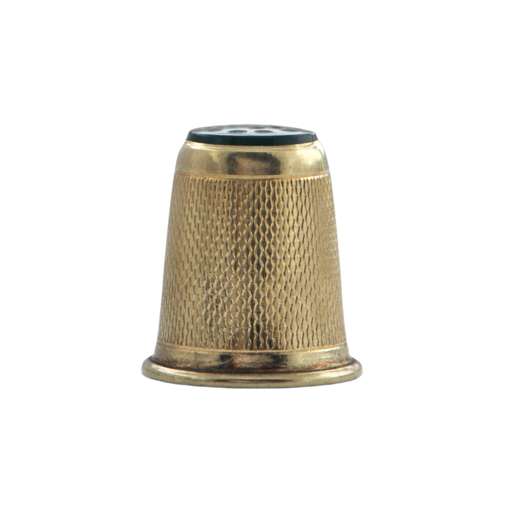 Vintage 14K Yellow Gold Thimble + Montreal Estate Jewelers