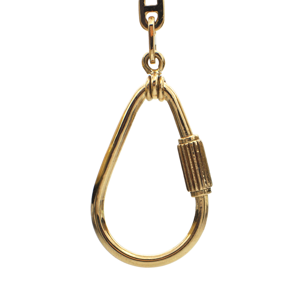 Vintage solid 18k Yellow Gold Charm Holder + Montreal Estate Jewelers