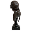 Singed Ruffino Besserdich 'Amor' Bronze Cherub Sculpture