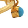 Vintage Children's Egyptian 18K Gold Slide Bangle Bracelet