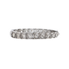 Art Deco 4.0 CT Tapered Diamond and Silver Bracelet + Montreal Estate Jewelers