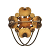 Antique Victorian Garnet 14k Gold Brooch C.1860