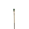 Antique 14K Yellow Gold Emerald Stick Pin + Montreal Estate Jewelers