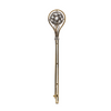 Antique Diamond 18K Yellow Gold and Silver Overlay Stickpin