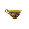 Vintage Aynsley 'Orchard Gold' Large Teacup and Saucer Singed 'N.Brunt' + Montreal Estate Jewelers