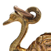 Vintage 9K Yellow Gold Swan Charm + Montreal Estate Jewelers