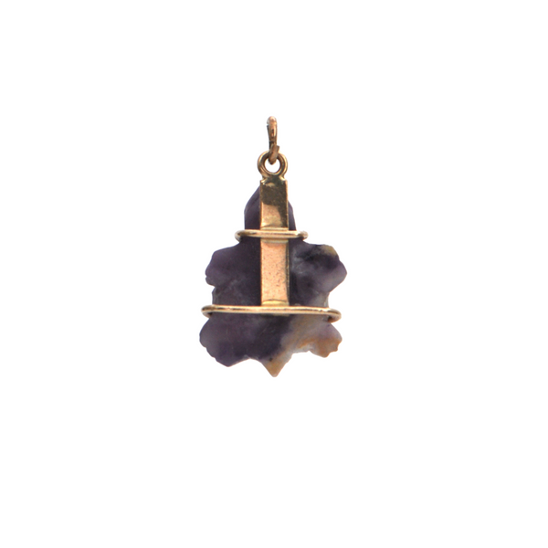 Sugilite Turtle Gold Charm + Montreal Estate Jewelers