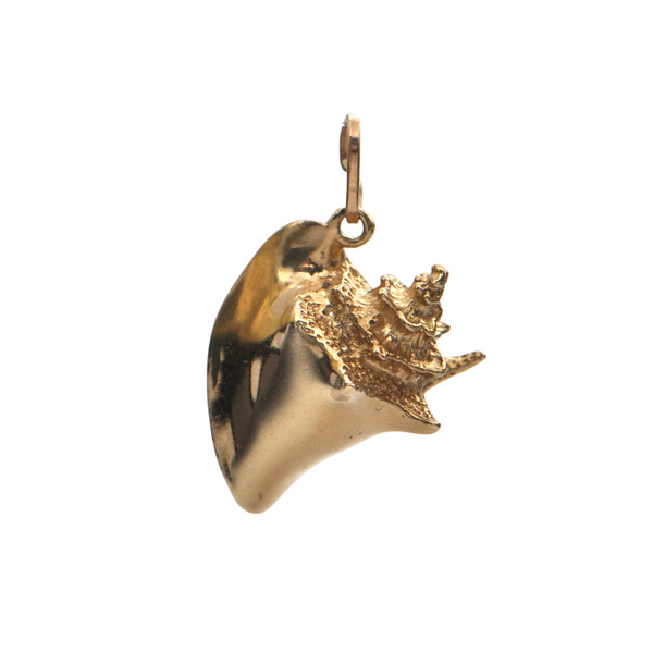 Vintage Conch Shell Gold Charm/Pendant + Montreal Estate Jewelers