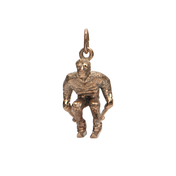 Vintage 10k Gold Skier Charm + Montreal Estate Jewelers