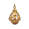 Vintage 18K Yellow Gold Lantern Charm + Montreal Estate Jewelers
