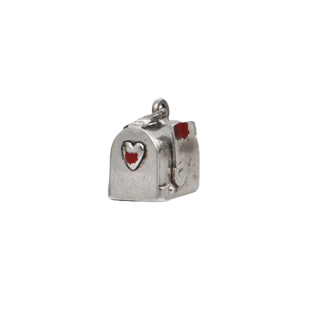 Vintage Sterling Silver Mail Box Charm + Montreal Estate Jewelers