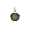 Vintage Sterling Silver and Enamel Leo Zodiac Charm + Montreal Estate Jewelers