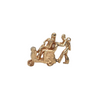 Vintage 14k Gold Atlantic City Boardwalk Push Cart Charm + Montreal Estate Jewelers