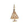 Vintage 14k Gold Christmas Tree Charm + Montreal Estate Jewelers