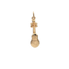 Vintage 14K Gold Violin Charm + Montreal Estate Jewelers