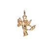 Vintage 14k Gold Cupid Charm + Montreal Estate Jewelers