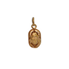 Vintage 18k Yellow Gold Scarab Charm + Montreal Estte 