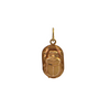 Vintage 18k Gold Egyptian  Scarab Charm + Montreal Estate Jewelers