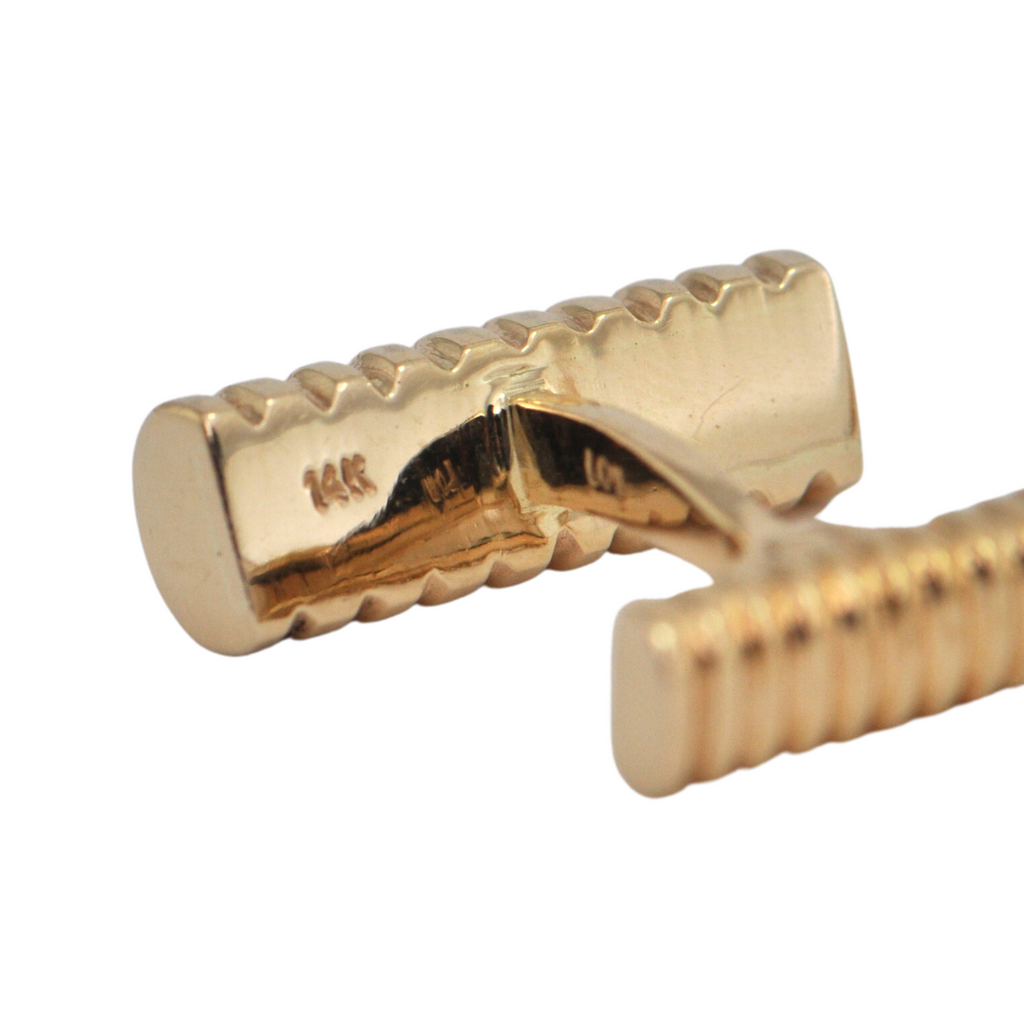 Vintage 14k Gold Cufflinks + Montreal Estate Jewelers