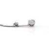 0.60CT Diamond 18K White Gold Necklace + Montreal Estate Jewelers