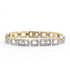 Art Deco 0.35CT Diamond and 14K White and Yellow Gold Bracelet + Montreal Estate Jewelers