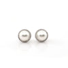 Large South Sea Pearl Stud Earrings + Montreal Estate Jewelers