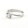 0.47 ct Solitaire Round Brilliant Diamond ring in 18k - montreal estate jewellers