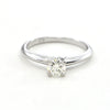 0.33 ct Internally Flawless Platinum & 18k Diamond Ring - GIA Certified - Montreal estate Jewellers