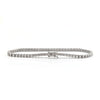 3.65CT Diamond and 18K White Gold Tennis Bracelet + Montreal Estate Jewelers