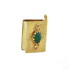 18K Yellow Gold Book Charm + Montreal Estate Jewelers