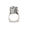 Walter Schluep Textured Sterling Silver Ring + Montreal Estate Jewelers